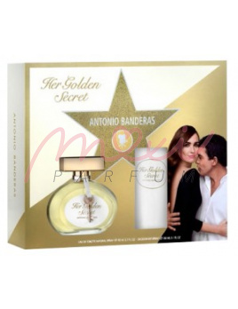 Antonio Banderas Her Golden Secret SET: edt 80 ml + Dezodor 150 ml