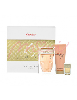 Cartier La Panthere, Edp 75ml + 100ml Testápoló + 9ml Edp