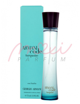 Giorgio Armani Code Turquoise Woman, Eau de Fraiche 75ml - Teszter