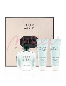 Giorgio Armani Acqua di Gioia, Edp 100ml + 75ml Testápoló tej + 75ml Tusfürdő