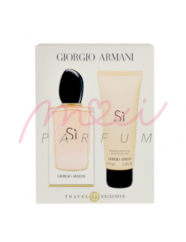 Giorgio Armani Si, Edp 100ml + 75ml Testápoló tej